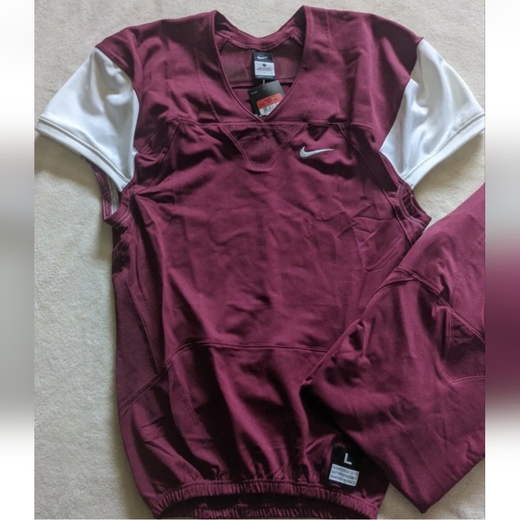 Nike Vapor Mach Speed FB Training Game Jersey Wine 789929-612 Men's NWT (2). - Picture 3 of 10